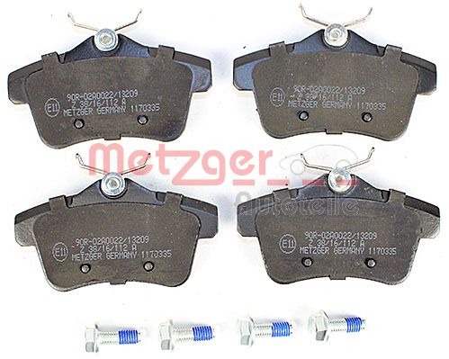 METZGER 1170335 GREENPARTS Bremsbelagsatz, Scheibenbremse